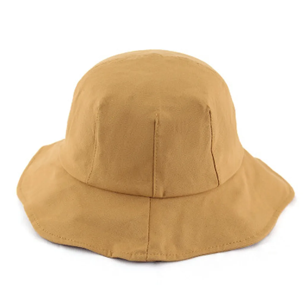 Однотонная женская шляпа с козырьком, складная Повседневная шапка в рыбацком стиле, женские шапки и кепки, женские пляжные кепки Czapka - Цвет: Хаки