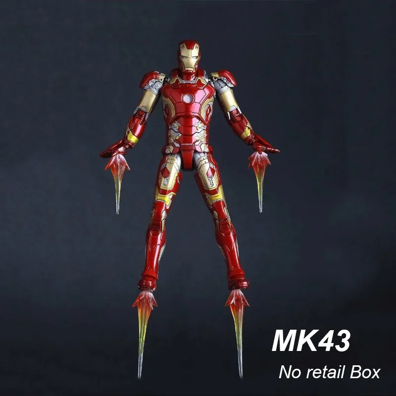 Сумасшедшие игрушки Железный человек Mark XLVI фигурка 1/6 масштаб окрашенная IronMan Mk46