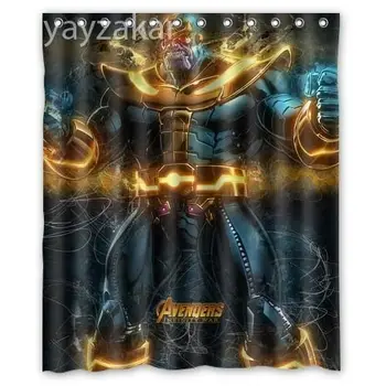 

Thanos Movie Waterproof Bathroom Fabric Shower Curtain