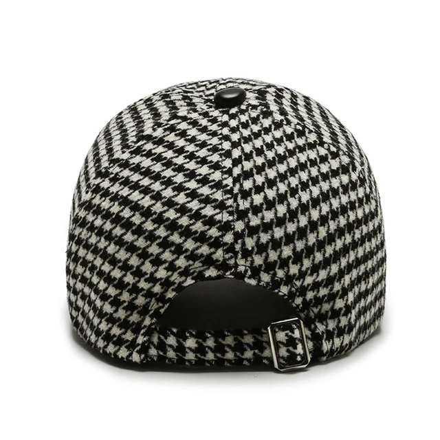 2023 Black Brown Houndstooth Baseball Caps