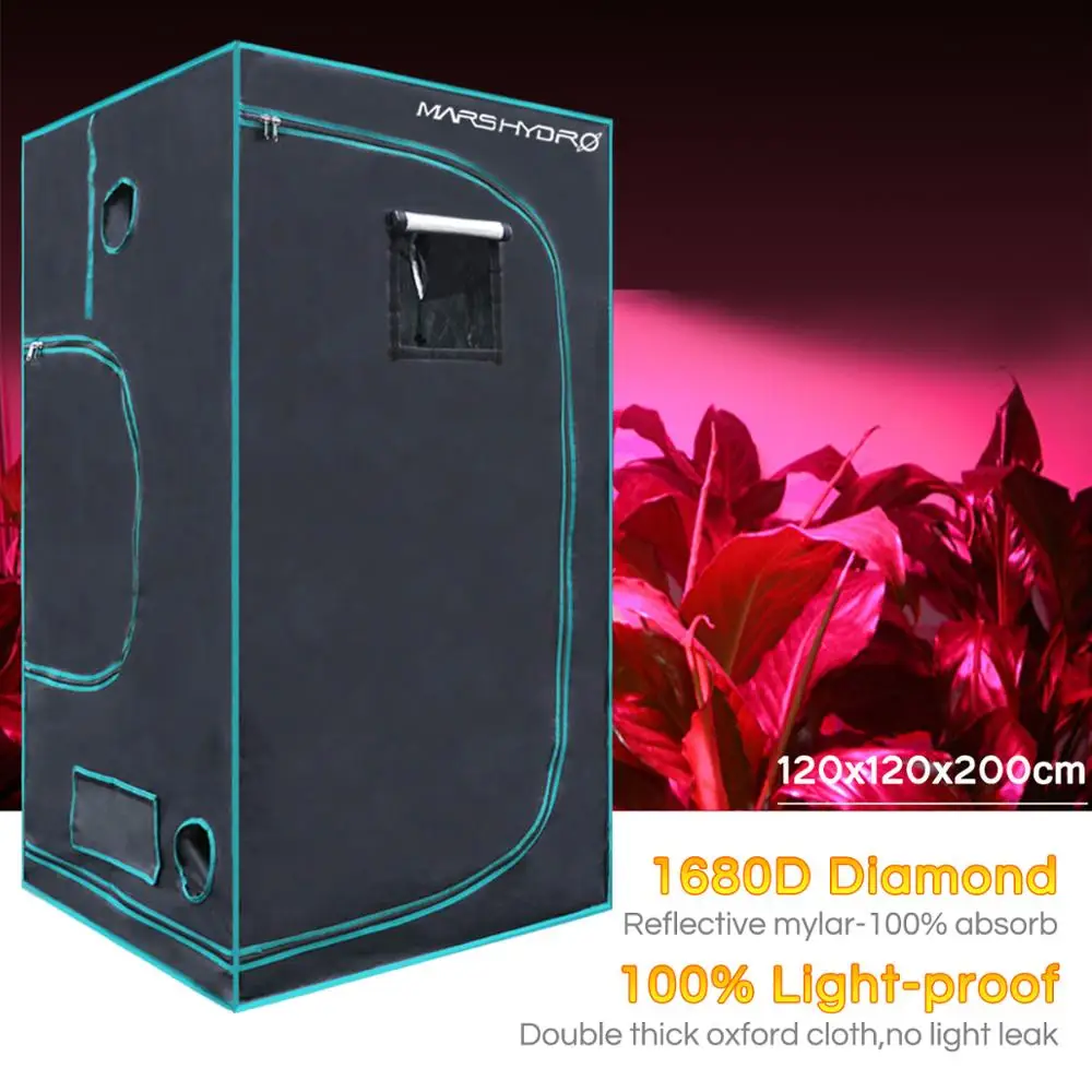 Best Price 1680D Marshydro Grow Tent/Box 120*120*200 cm for Hydroponics Indoor LED Grow System Best Price 1680D Marshydro Grow Tent/Box 120*120*200 cm for Hydroponics Indoor LED Grow System