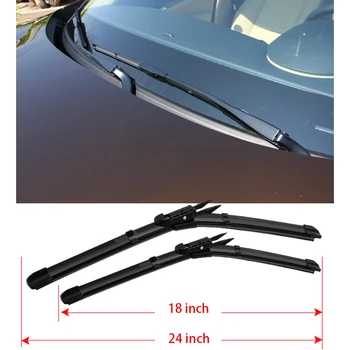 

1Set Dedicated Wiper Rubber band Refills blade 24+18 inch For BMW X1 2009 2010 2011 2012 2013 2014 2015 Car Accessories