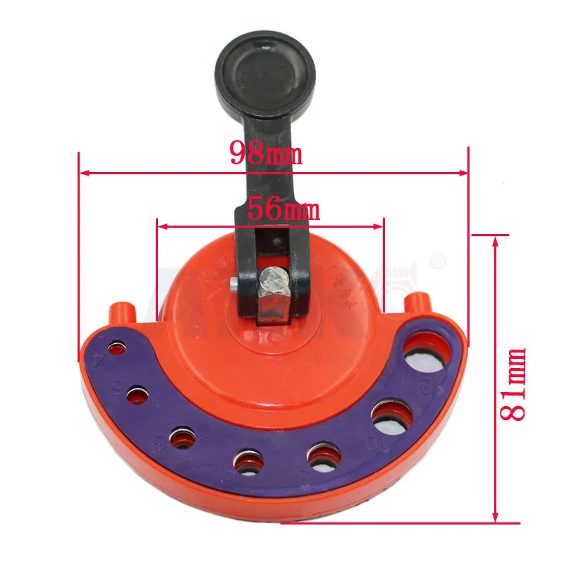 4-12 мм алмазное сверло Плитка Стекло Отверстие пила коронка направляющая с вакуумным основанием присоска Плитка Стекло отверстия локатор DT065
