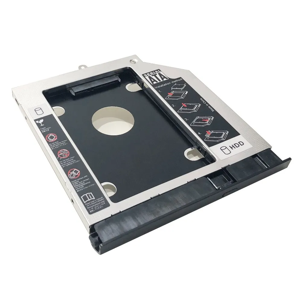 

with Bezel 2nd SATA 3.0 2.5" Hard Drive HDD SSD Optical Caddy for Acer Aspire E5-571G E5-551G E5-531G E5-511G,V3-572G V3-532G