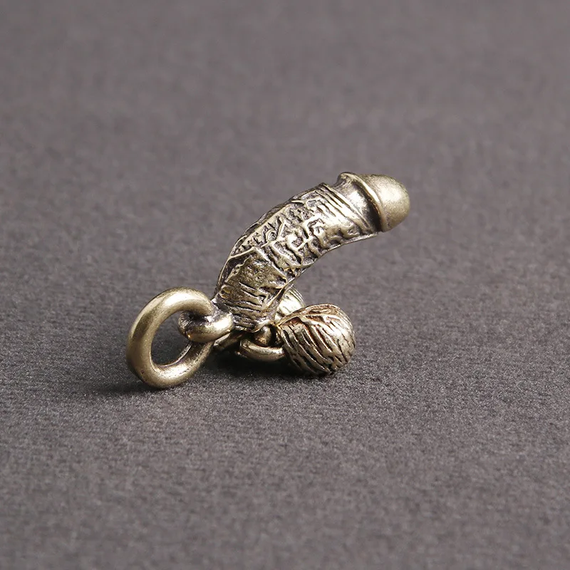 brass man penis pendant (6)