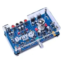 Браво аудио SP1 12AU7 класс А трубка профессиональный усилитель стерео трубка 3,5 мм усилитель для наушников