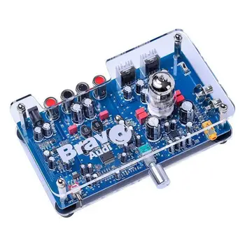 

Bravo Audio SP1 12AU7 Class A Tube Professional Amplifier Stereo Tube 3.5mm Headphone Amplifier AMP