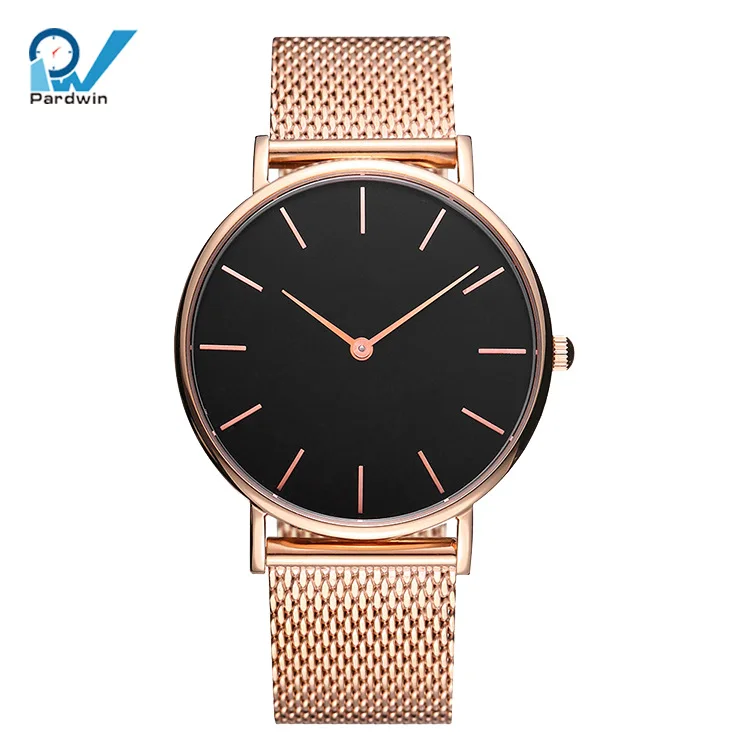 

CW2146 Casual Korean steel band watch men's and women's stainless steel quartz watch