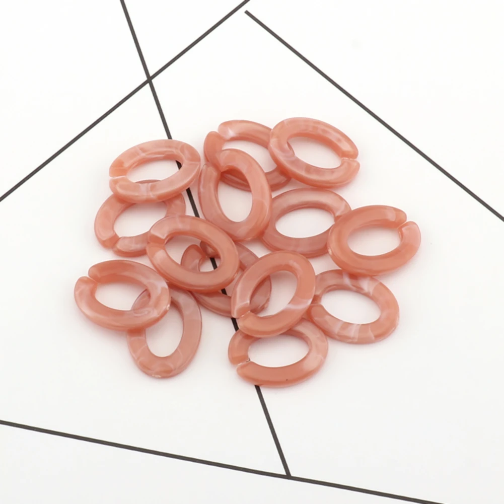 10pcs, 20pcs Jewelry DIY accessories Acrylic resin chain Hand-made bags Accessory chain Acrylic removable matching accessories