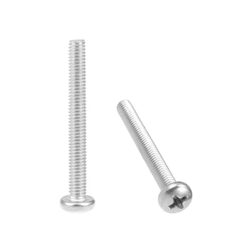 

Uxcell M4x35mm Machine Screws Pan Phillips Cross Head Screw 304 Stainless Steel Fasteners Bolts 20Pcs