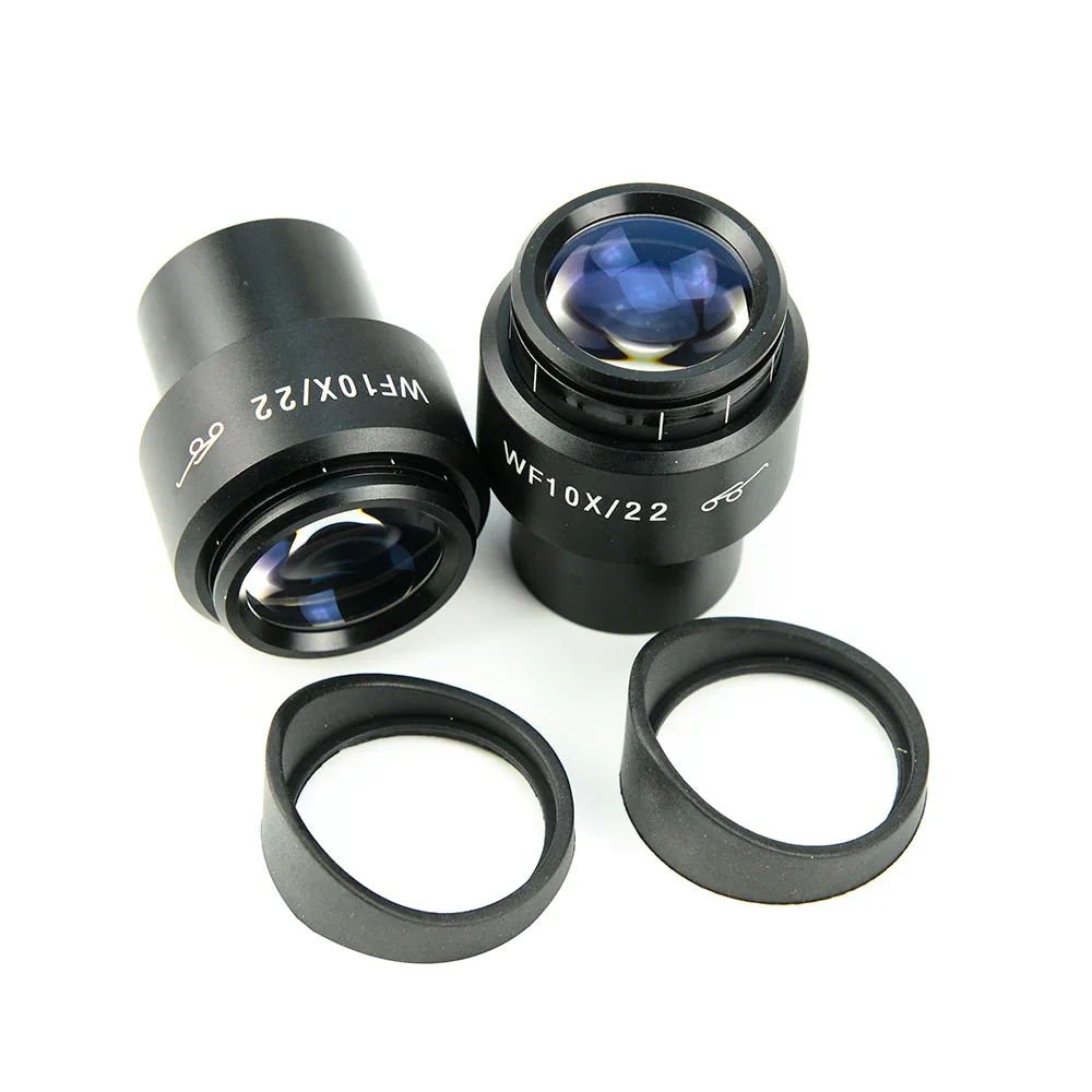 Окуляр для микроскопа WF10X бинокулярный стереомикроскоп с очень широким полевым