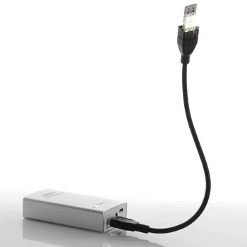 

Flexible Metal USB 2.0 Male To Female Data Power Cord Stand Extension Cable 30CM
