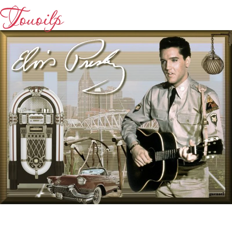 TOUOILP Elvis 5D Diamond Painting full Square&ampRound diy Embroidery pattern Cross Stitch mosaic village home art | Дом и сад