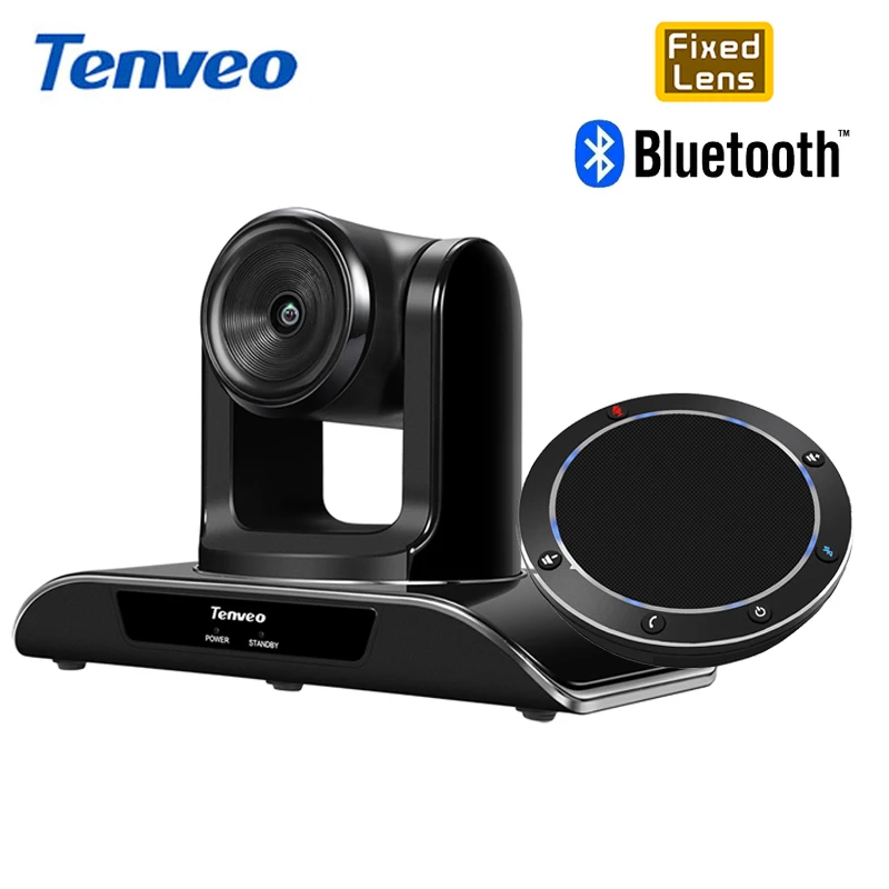 Angular com Bluetooth Speakerphone para Voip Tenveo Fixo Foco Câmera 8mp 138 Graus Grande Usb Conferência Softphones hd 1080 p