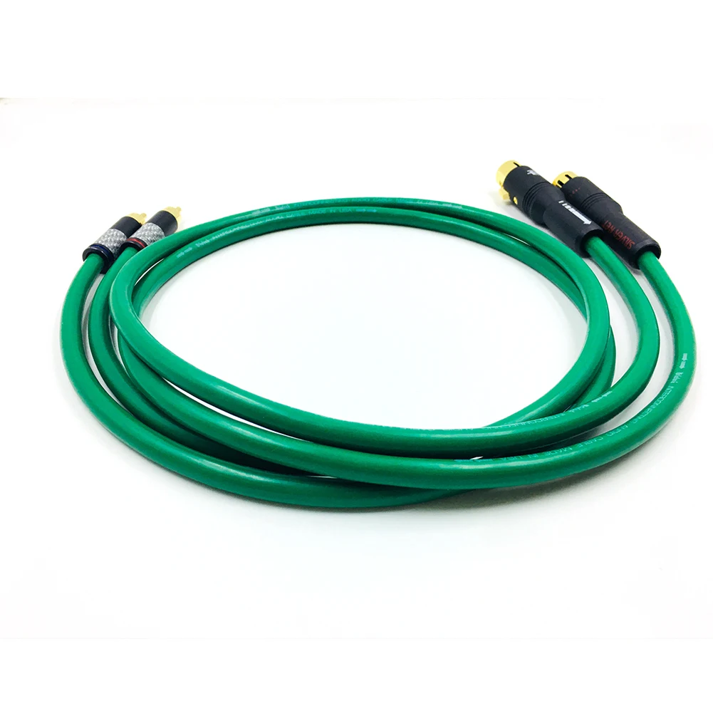 Пара HI End аудио кабель 2 RCA штекер XLR 3 контактный разъем Соединительный провод 2RCA
