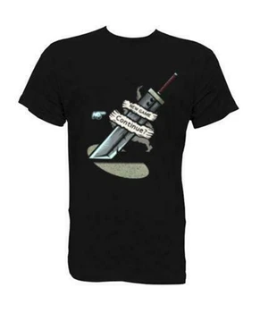 

Camiseta T-Shirt Final Fantasy Vii Continue Men'S Black T-Shirt Size S-Xxl Fashion Cool Tee Shirt