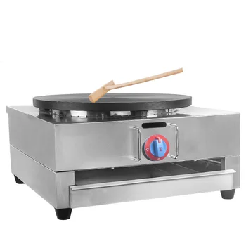 

Gas Commercial Pancake Machine Stainless Steel Crepe Maker Miscellaneous Grains Pancake Non-stick Pancake Making Machine