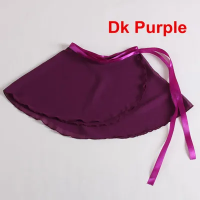 Фатиновая балетная танцевальная юбка, детская юбка-пачка, детская балетная юбка на шнуровке, юбка для катания на коньках, шарф, балетная юбка - Цвет: Dp purple