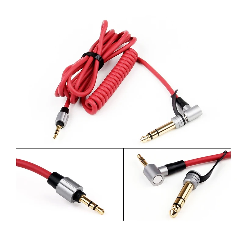 Replacement Stereo Audio Cable Cord For Pro/Dr Dre Solo/ Mixr/ Headphones/ Studio For Beats Headsets Adapter Strong and Durable