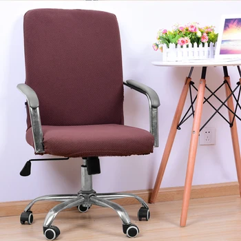 

Elasticity Office Computer Chair Cover Side Arm Chair Cover Spandex Universal Without Chair Rotating Lift Dust Cover For Chair