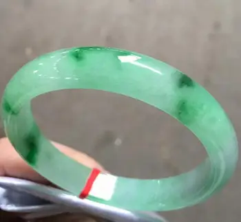 

Certified (Grade A)100% Natural Green Jadeite JADE Bracelet Women Bangle