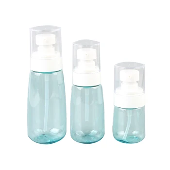 

3Pcs/Set Blue Plastic Perfume Empty Spray Bottle Alcohol Bottles Travel Makeup Beauty Reuse