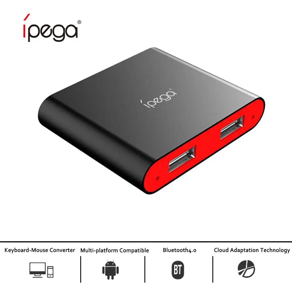 Ipega PG 9116 Мини Беспроводная Bluetooth клавиатура мышь конвертер адаптер для игрового