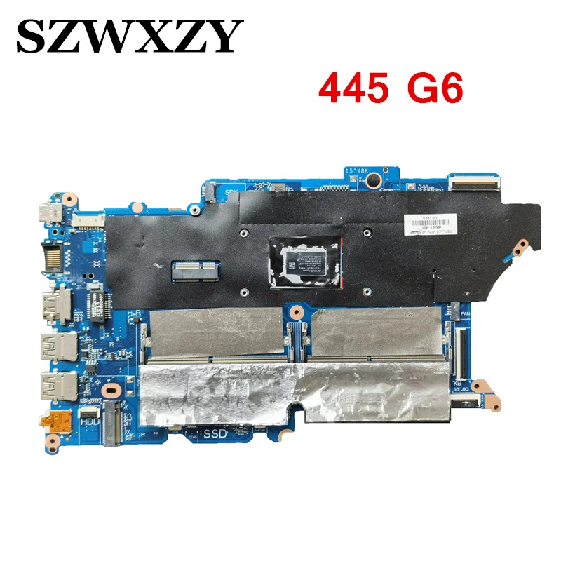 Для HP 445 G6 материнская плата для ноутбука L55321-601 L55321-001 DA0X9KMB8D0 с R7-2700U ЦП хорошая