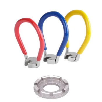 

4 In 1 Mountain Bike Spoke Wrench Wheel Bracket Wire Adjustment Tool Set Bicycle Accessories