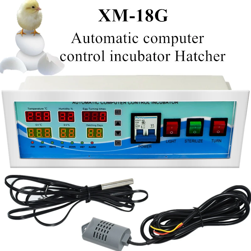 Xm18g Automatic Egg Incubator Controller Computer Control Incubator Hatcher Temperature