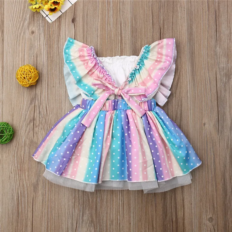 rainbow skirt for baby girl