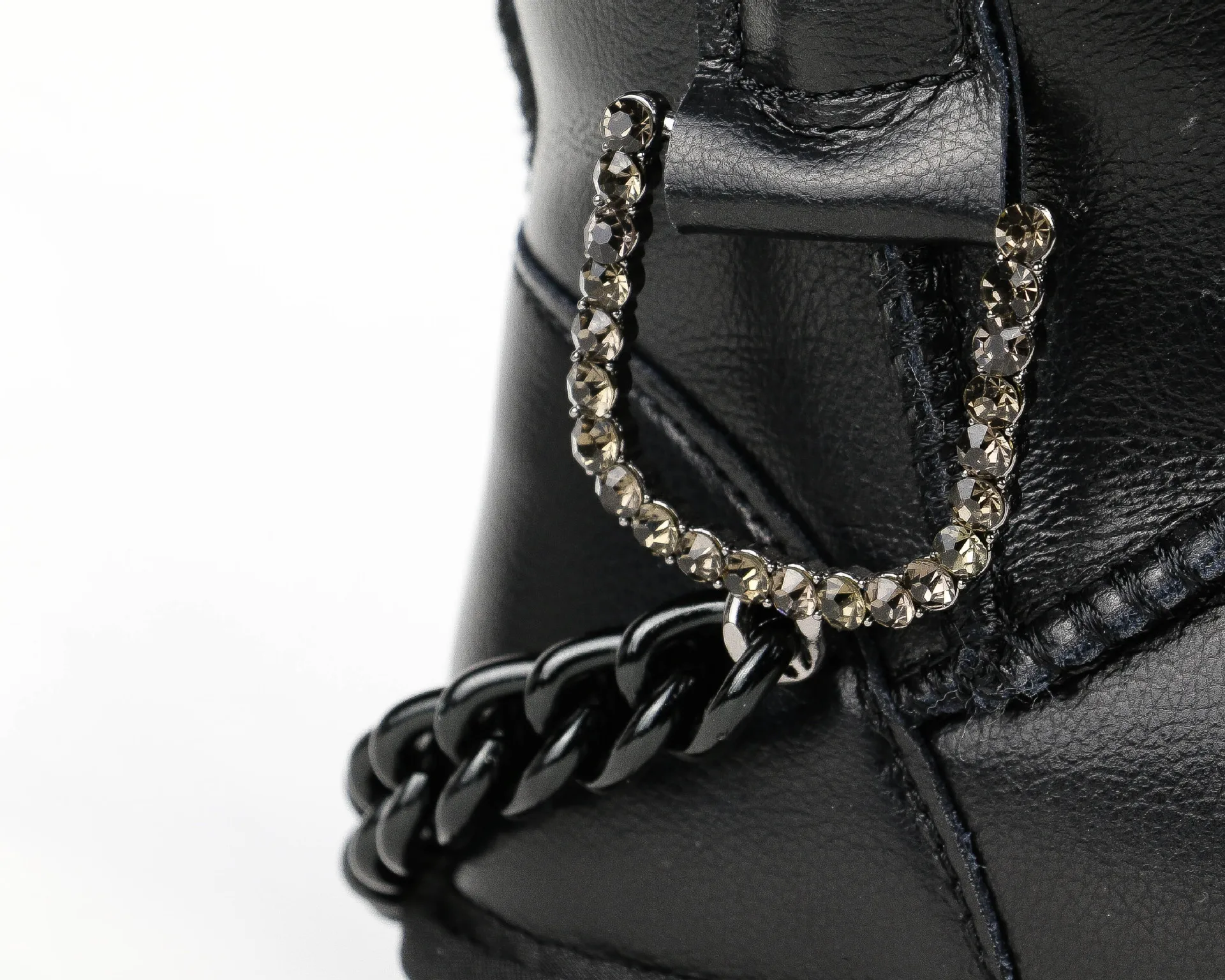 G& Zaco/Роскошные шерстяные ботинки; женские водонепроницаемые зимние ботинки из натуральной воловьей кожи; ботинки на овечьем меху; модная зимняя женская обувь с цепочкой
