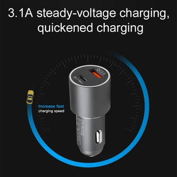 

Car Charger FM Transmitter Quick Charge 3.0 USB Type C For Xiaomi Mi Huawei Samsung QC3.0 Fast PD USB Car Phone Charger