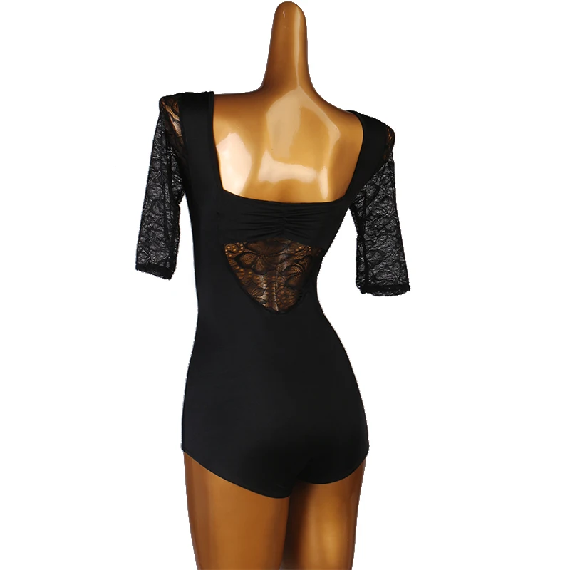 Leotard Bodysuit for Ballroom Dance Competition Dresses Flamenco Dress Waltz Salsa Clothing Female Costumes Women Dance Tops