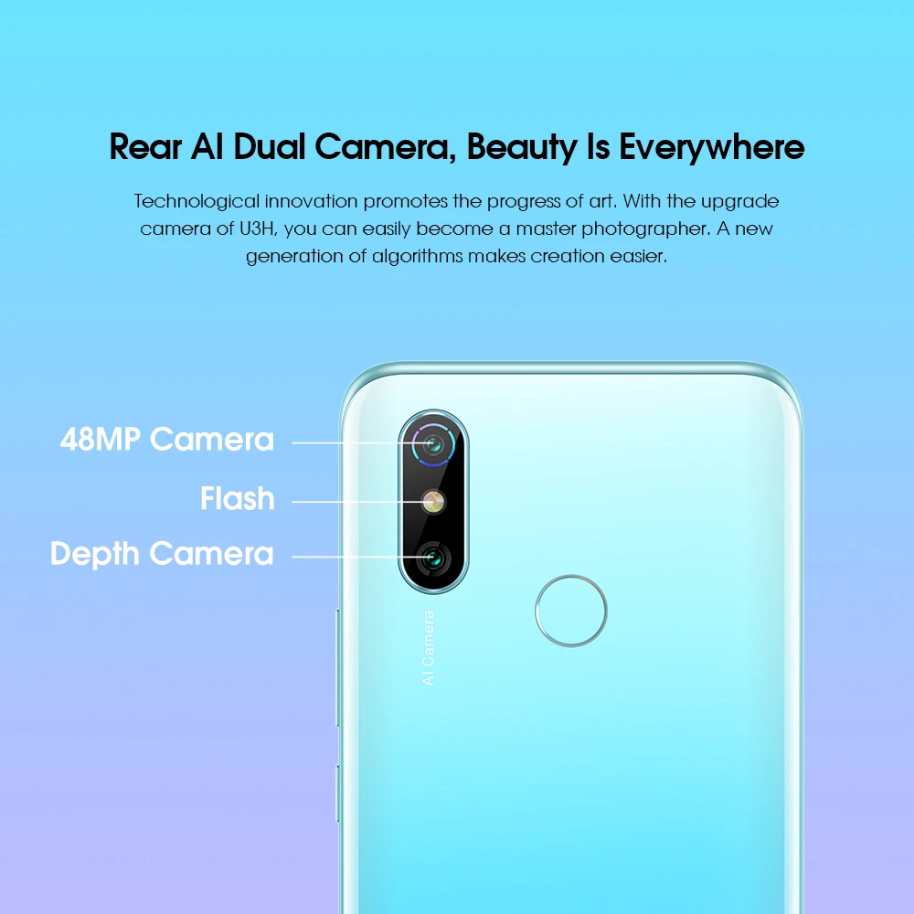  ELEPHONE U3H Helio P70 Octa Core Smartphone 6GB 128GB 6.53