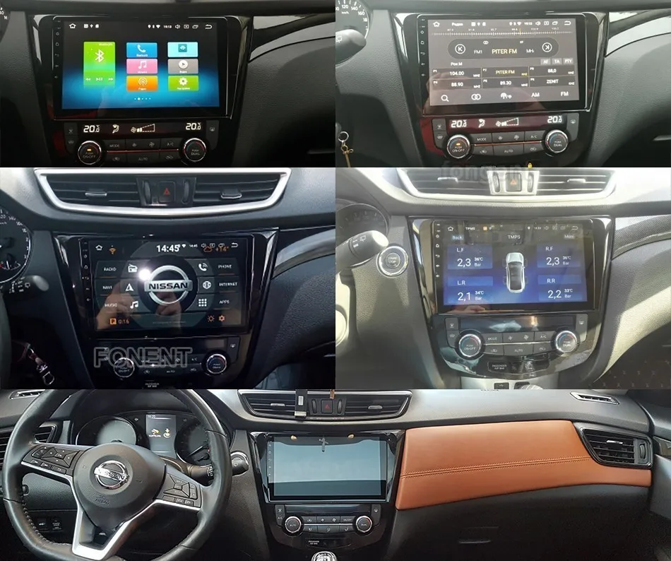 Для Nissan X-trail Qashqai радио Автомобильный мультимедийный Android 9,0 блок Gps навигация PX6 стерео Carplay RK3399 MAX6