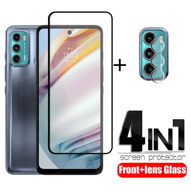 

4-in-1 For Motorola Moto G40 Fusion Glass For Moto G40 Fusion Tempered Glass Screen Protector For Moto G40 Fusion G60 Lens Glass