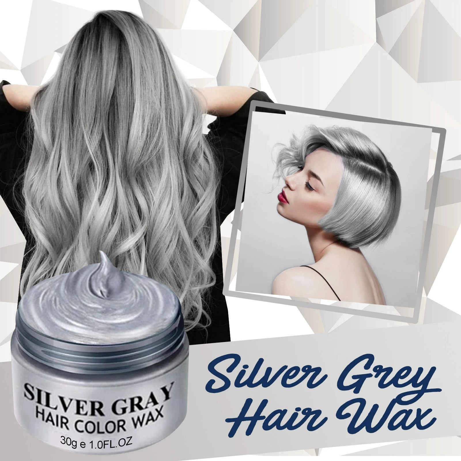 シルバー白髪カラーワックスポマード1オンス自然な髪着色ワックスコスプレ男性diy泥染料クリーム Hair Color Aliexpress シルバー白髪カラーワックスポマード1オンス自然な髪着色ワックスコスプレ男性diy泥染料クリーム Hair Color Aliexpress