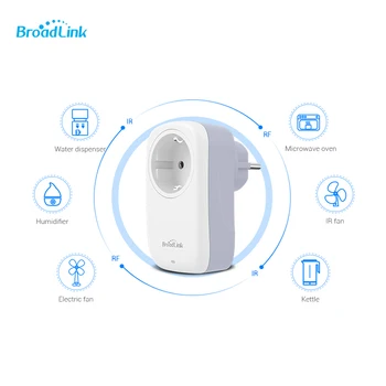 

Broadlink SP4L Switch Socket EU Wifi Universal Wall Socket Smart Plug 16A Electrical Socket Support Alexa Google Assistant IFTTT
