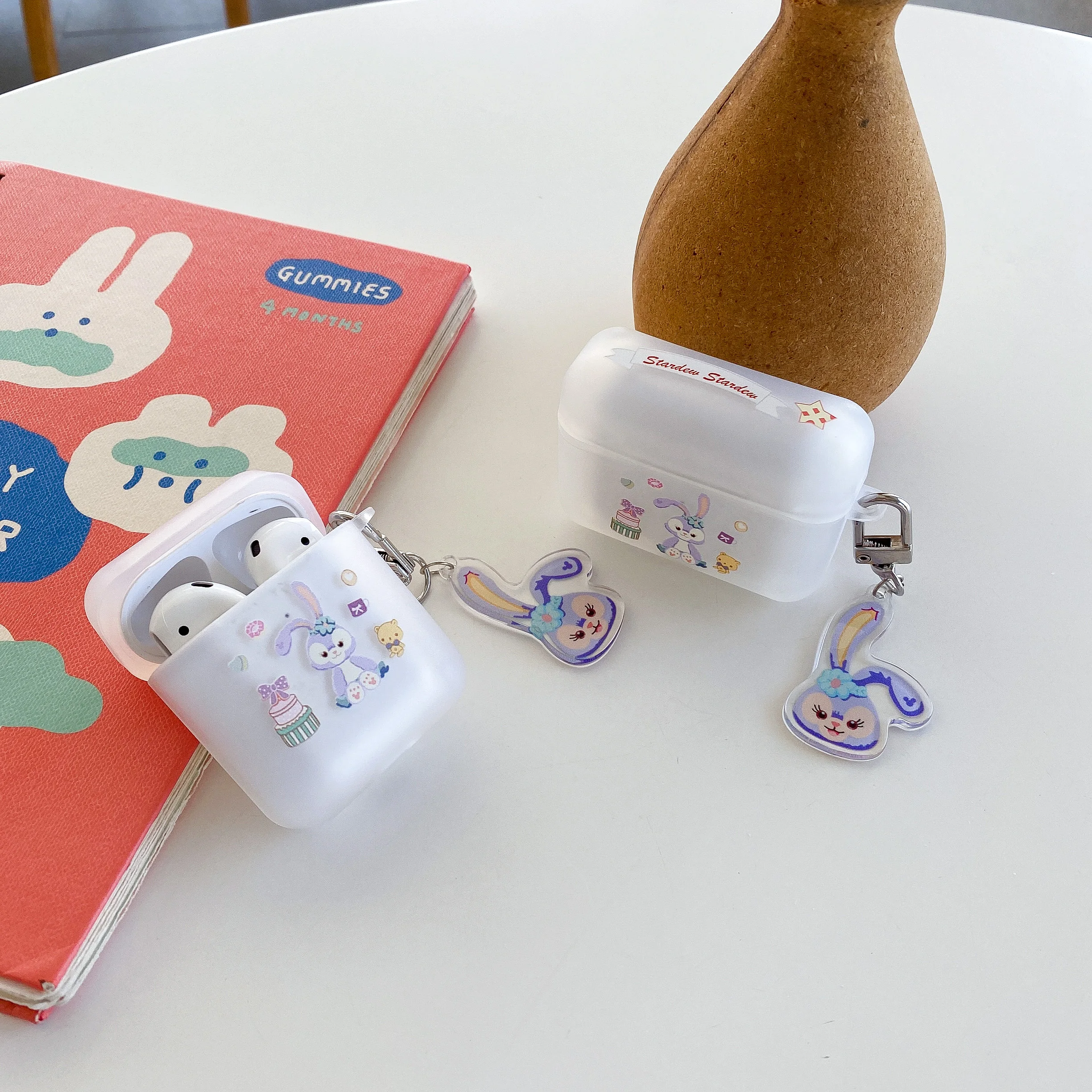 Симпатичный защитный чехол для наушников XingdailuRabbit подходит Apple Airpods pro 2 1 с