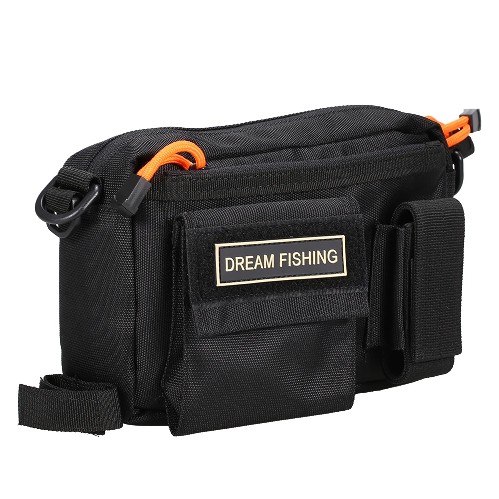 Multi-purpose Fishing Waist Pack Outdoor Water-resistant Fishing Tackle Shoulder Bag Waist Lumbar Fanny Pack Bag