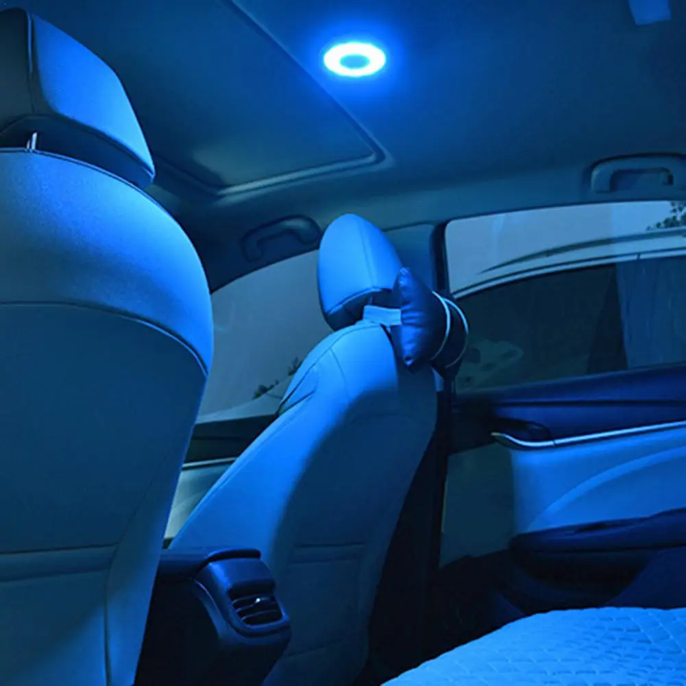 Blue Interior Car Lights