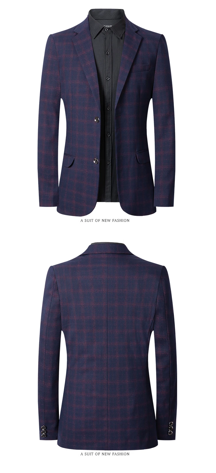 Лидер продаж мужские блейзеры Мужская мода slim fit Прибытие Хлопок Блейзер костюм куртка Свадебный Топ пальто повседневная одежда дропшиппинг