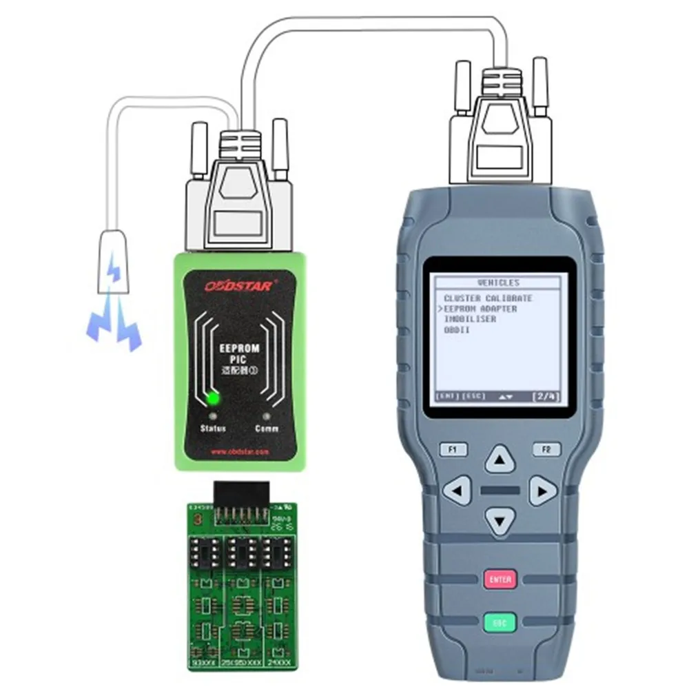US $239.25 OBDSTAR X100 PRO Auto Key Programmer CD Type For IMMOOdometerOBD Software Get Free PIC And EEPROM 2In1 Adapter