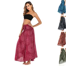 Модная женская юбка, повседневная юбка, прямая съемка, разноцветная юбка, пляжная юбка, две большие юбки, юбка для танца живота