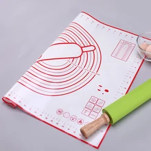 Кондитерские доски силиконовый коврик для выпечки со шкалой прокатки тесто коврик для замеса теста антипригарный кондитерский лист духовка лайнер кухонный инструмент