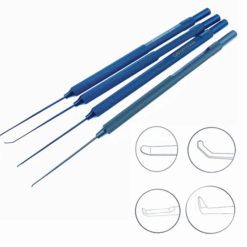 

1PCS Titanium Membrane Spatula Retina Spatula Retina hook Ophthalmic surgical instrument training tool