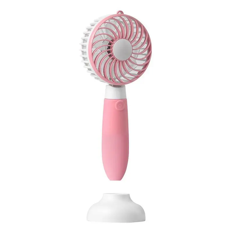 

Portable Windmill USB Rechargeable Mini Fan 3-Speed Handheld Fan Desktop Fan (pink)