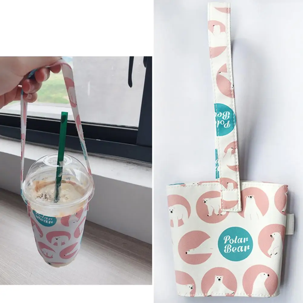 1 шт. Холщовый держатель для молока и чая|Сумки-кроссбоди| |