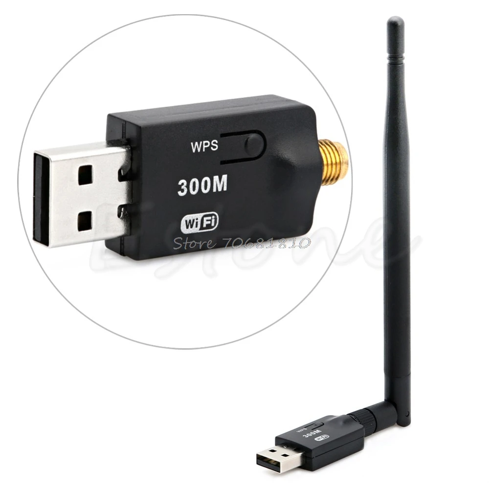 300 Мбит/с USB беспроводной Wifi адаптер Dongle LAN 802.11n/g/b интернет-сеть